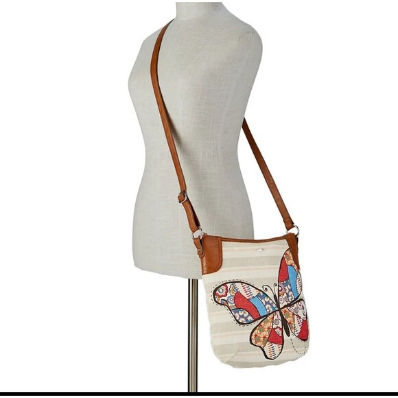 Relic Teagan Butterfly Crossbody Purse Bag Like New - Picture 2 of 7